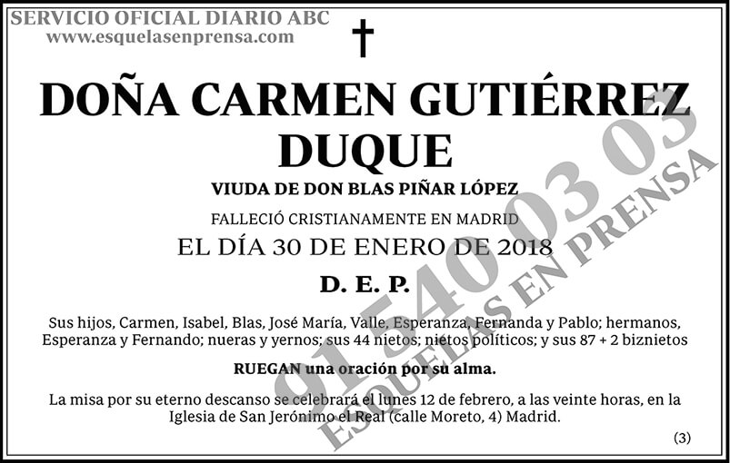 Carmen Gutiérrez Duque